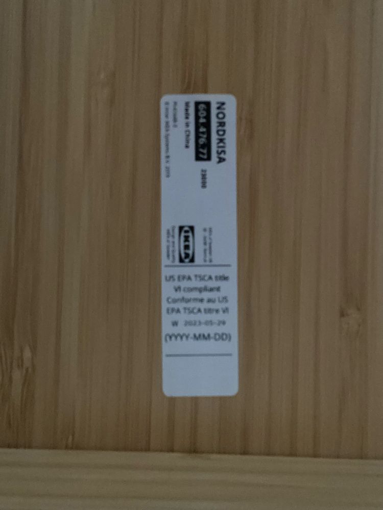 NORDIKSA IKEA - bambusowy stolik nocny