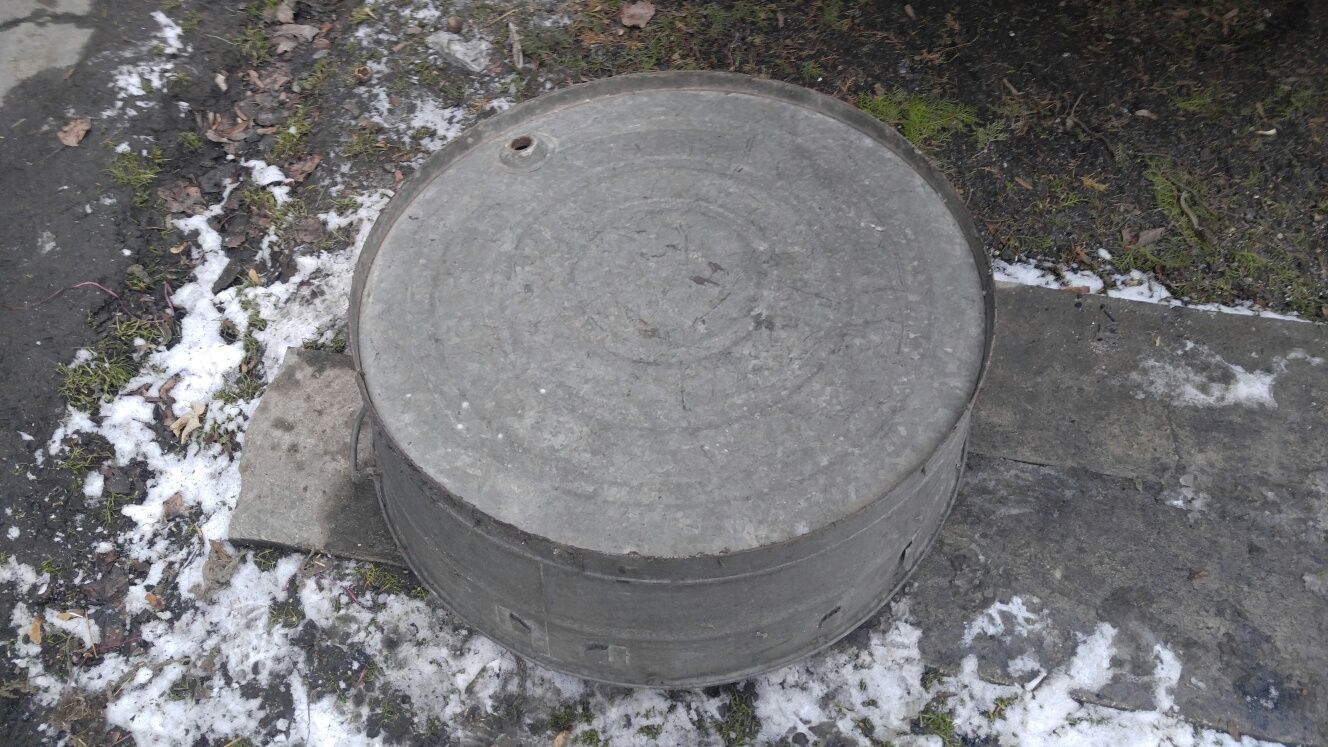 Kekcjonerska balia garnek ocynkowana  kolekcjonerska