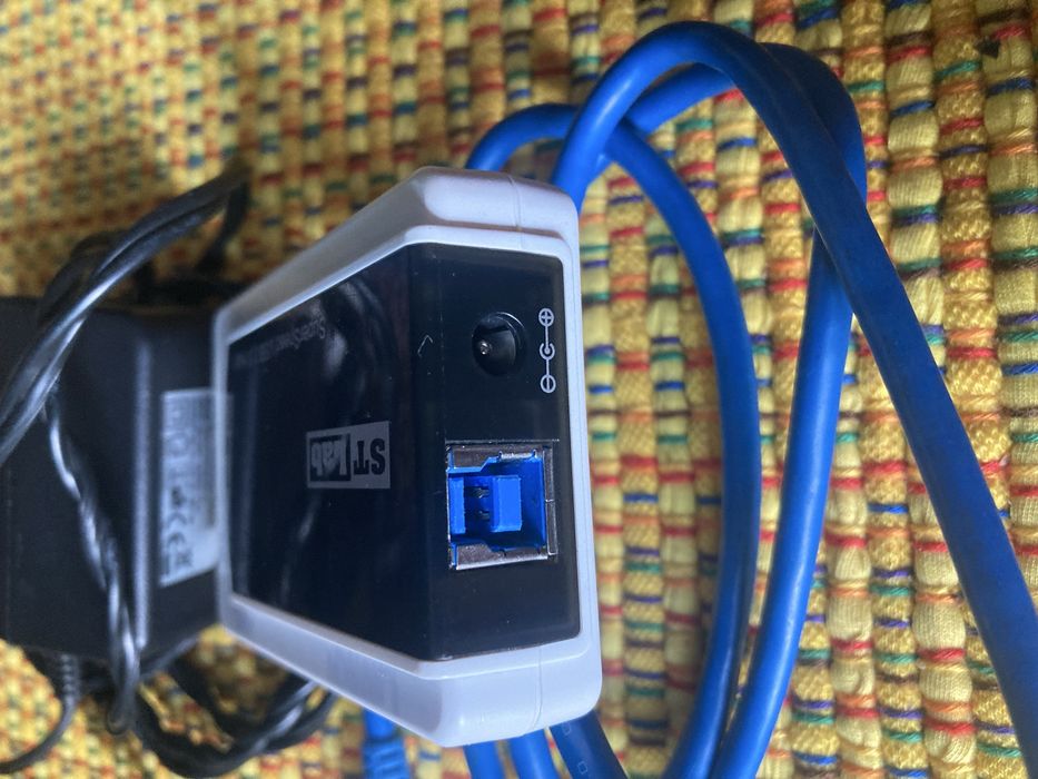 Usb hub ST Lab 7 ports usb 3.0 с блоком живлення