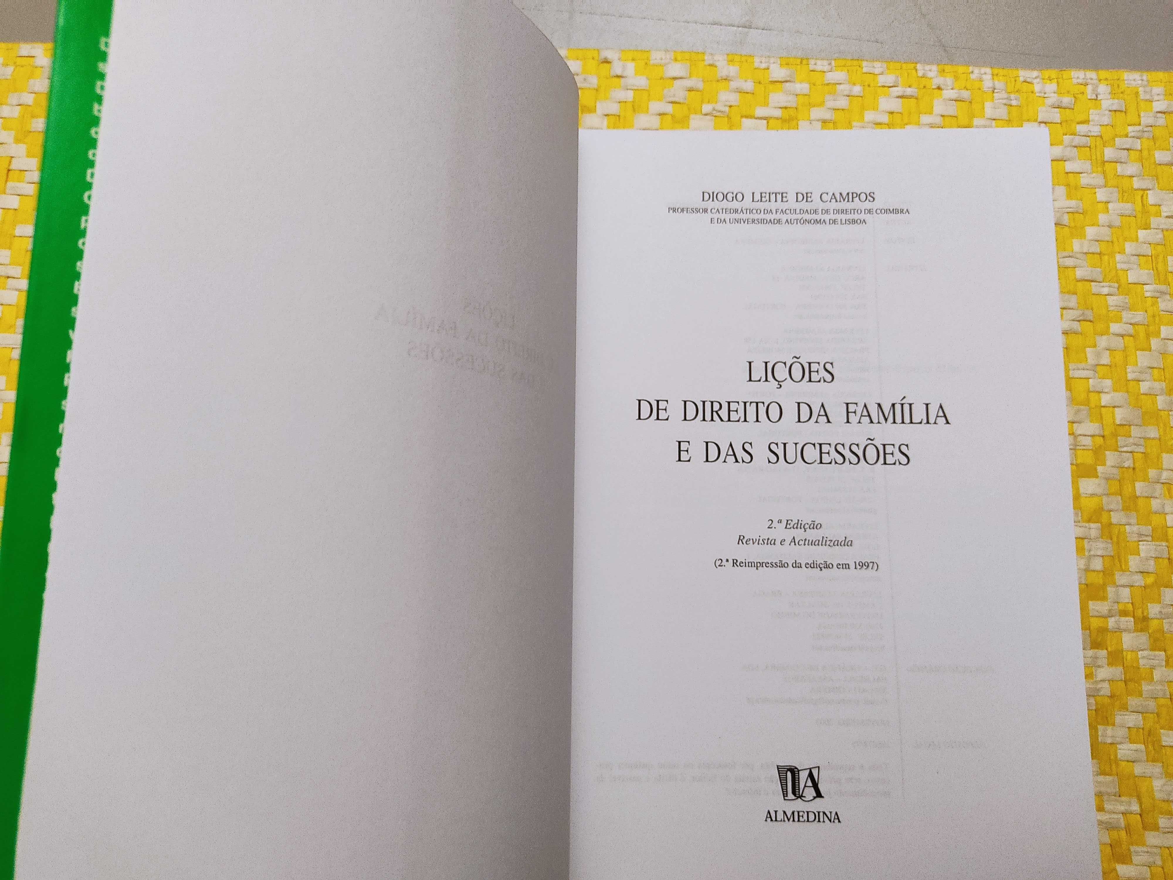 Lições de Direito da Família e das Sucessões
de Diogo Leite de Campos