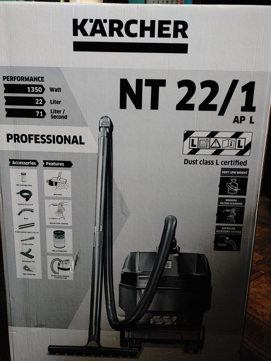 Пылесос керхер KARCHER NT 22/1  AP L