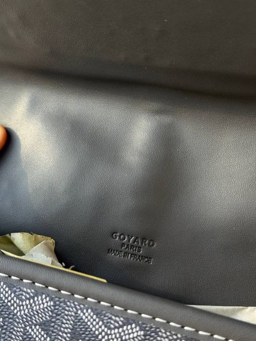 Сумка Goyard кросбоди кожаная через плечо барсетка Гоярд мужская