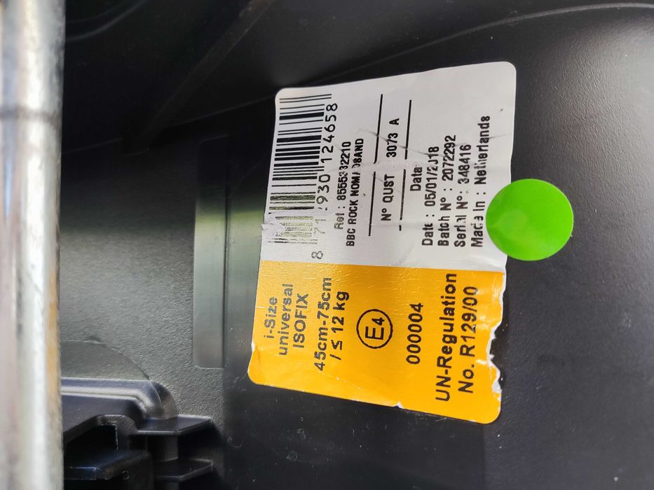 Cadeira Auto/Ovo Rock da Bebe Confort/Maxi Cosi