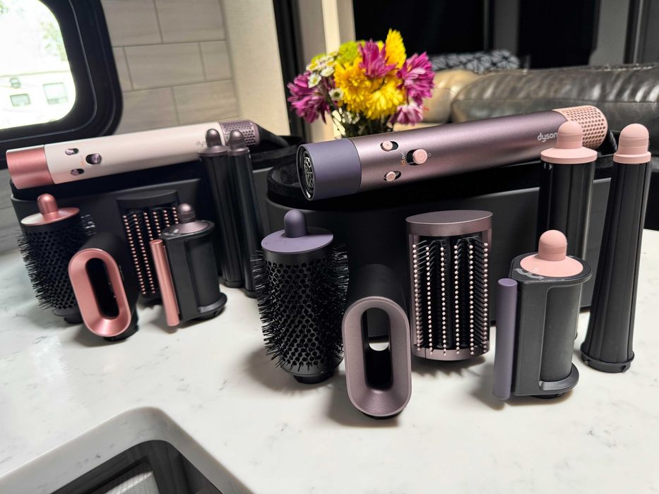 Дайсон стайлер Dyson Airwrap id HS08 Straight Wavy Jasper Plum