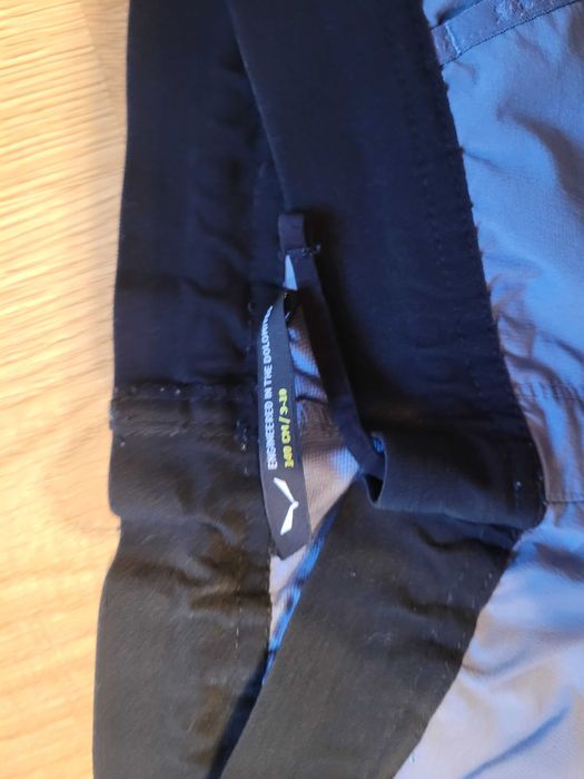 Spodnie dziecięce Salewa rozmiar 140 niebiesko-szare