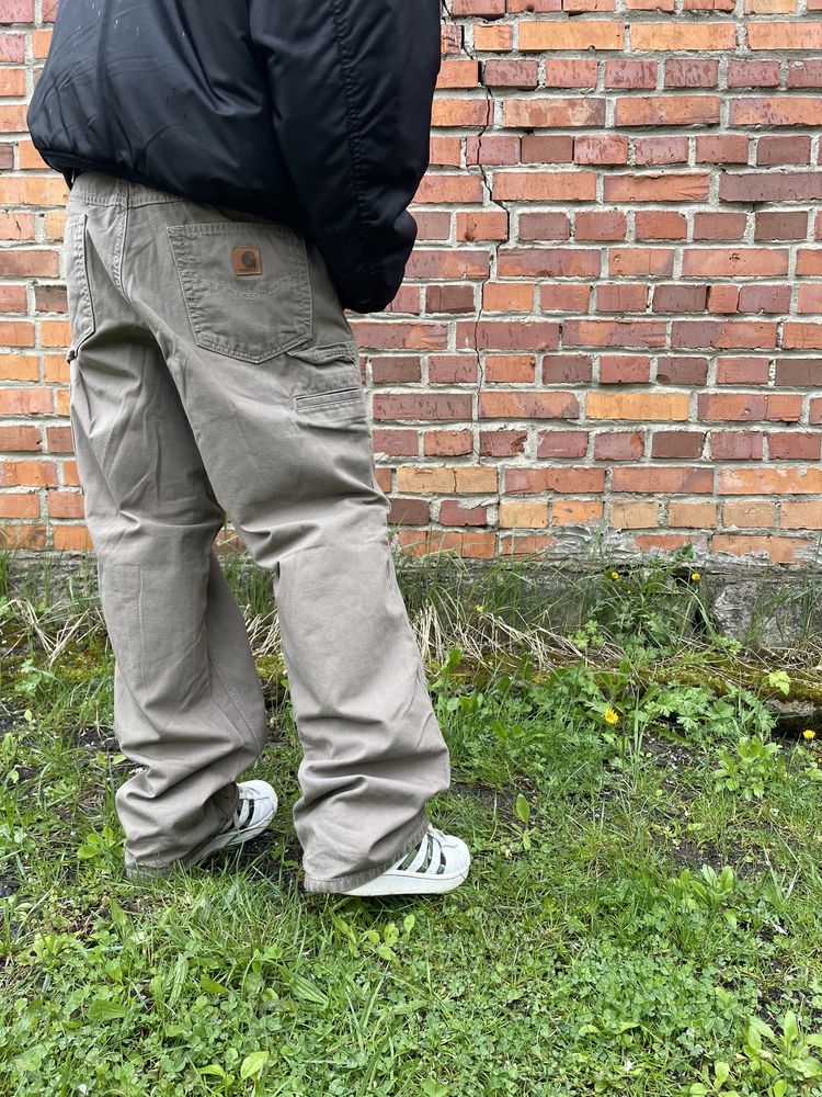 Штани carhartt carpenter double knee rap vinatge active y2k baggy jnco