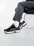 Чорно-білі кросівки асікс, Asics Gel-1130 Black, чорні асікси, асикс