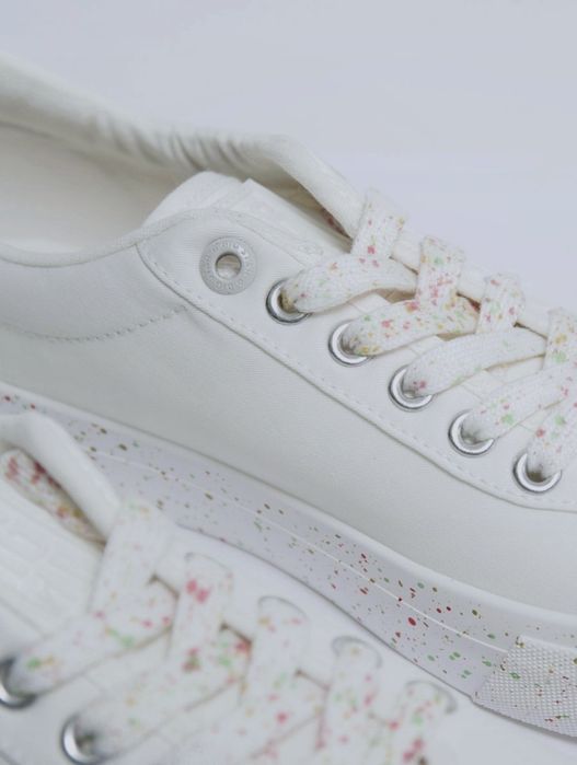 Damskie trampki białe big star rozmiar 39 z kolorową podeszwą adidas