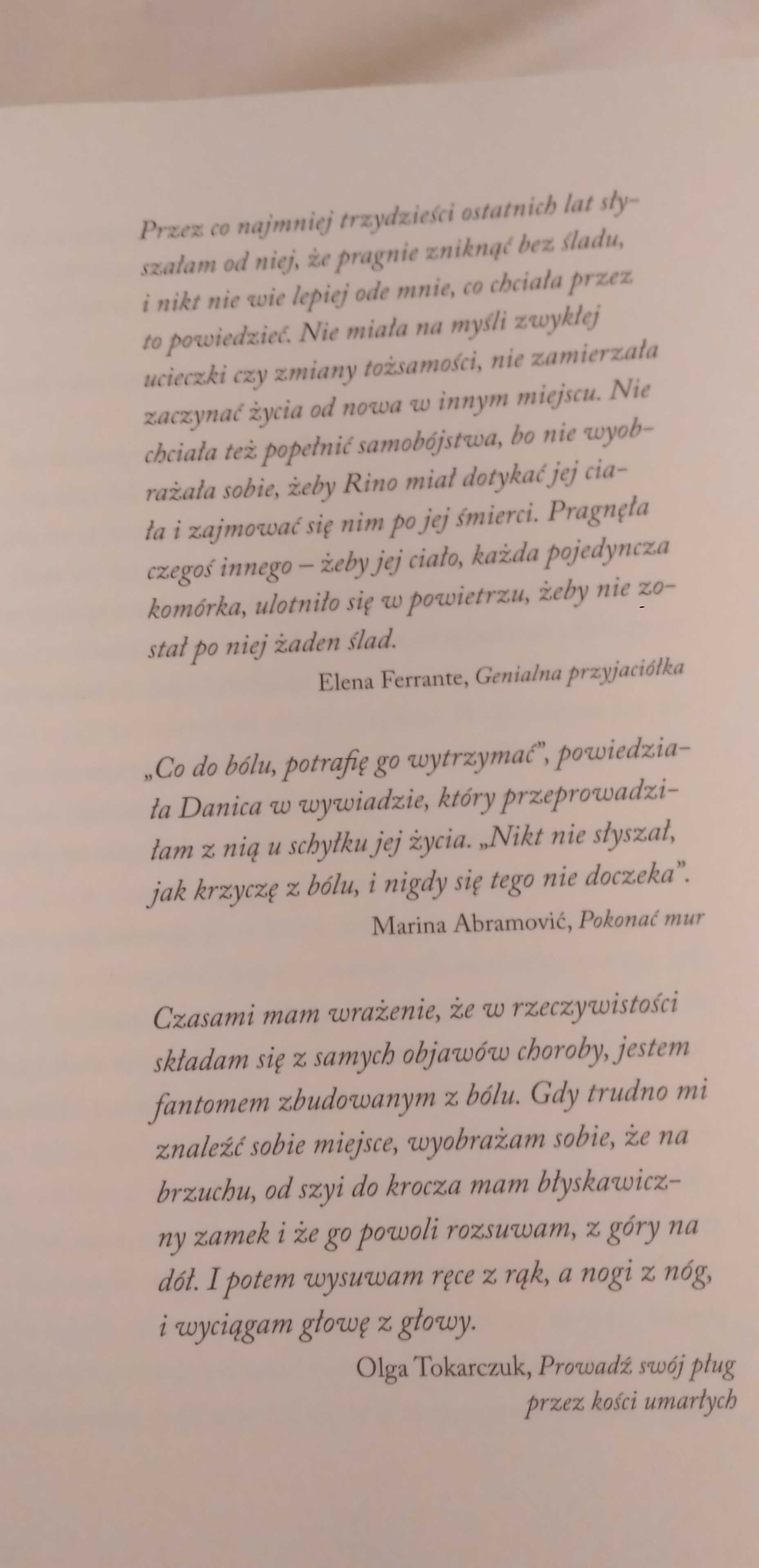 Książka Znikanie Izabela Morska okładka twarda, ZNAK