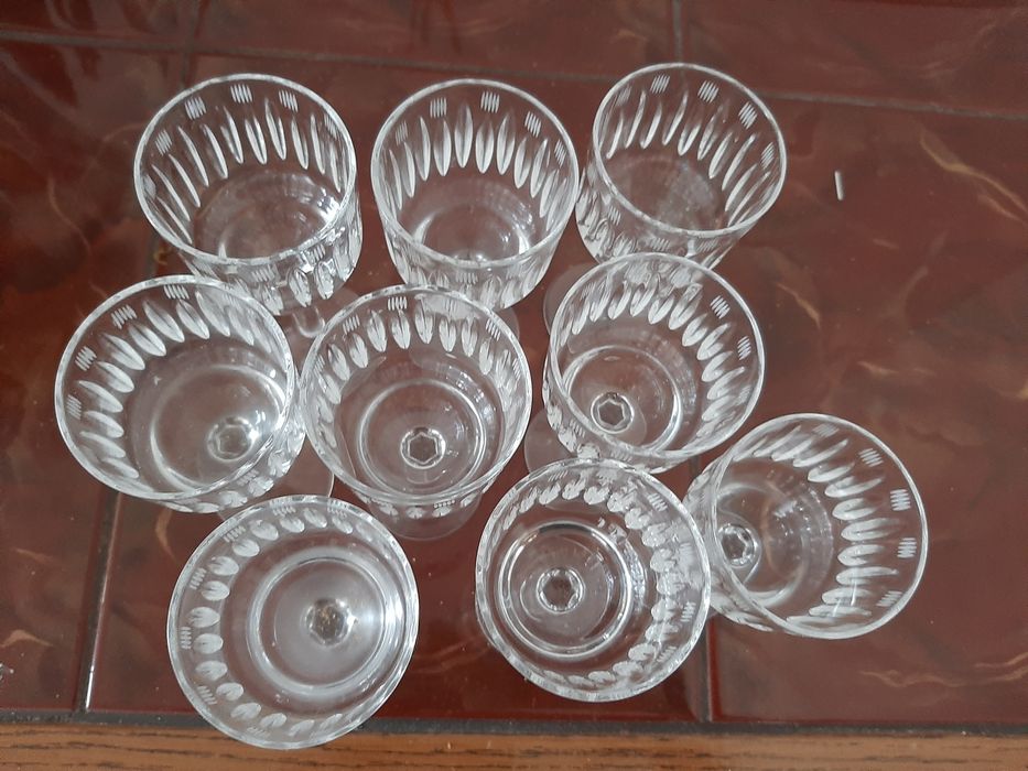 Copos de cristal