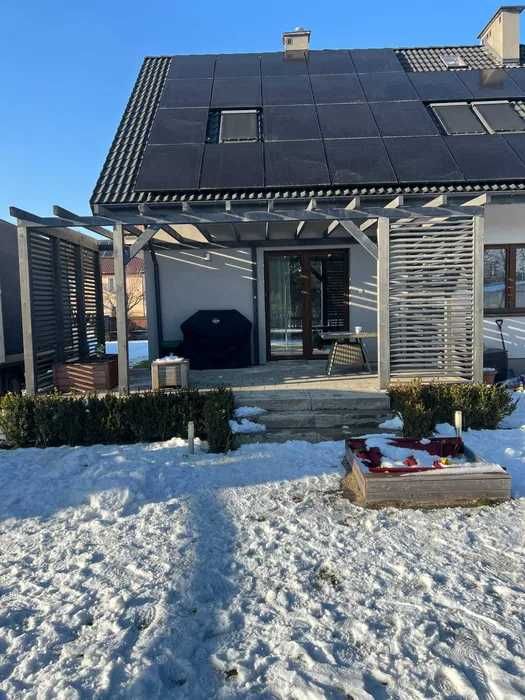 Pergola ogrodowa drewniana zadaszenie tarasu taras 6x3