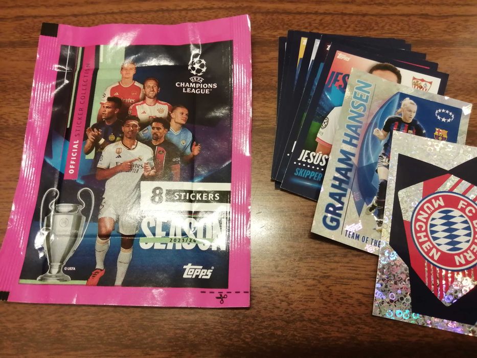 Cromos FIFA 365 e champions