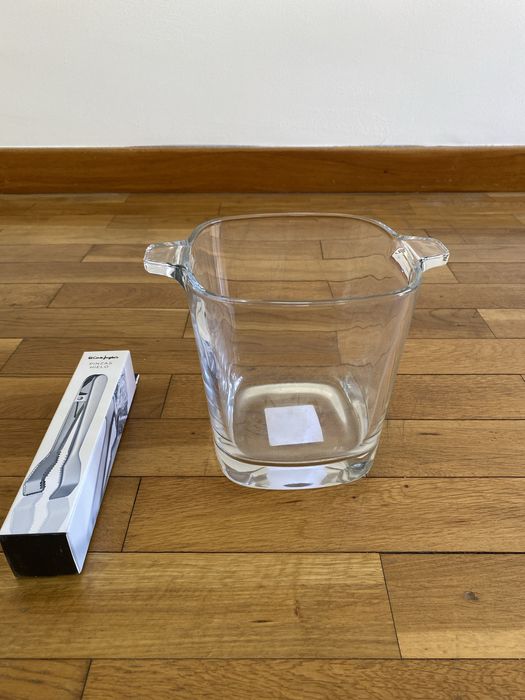 Taça gelo com pinça