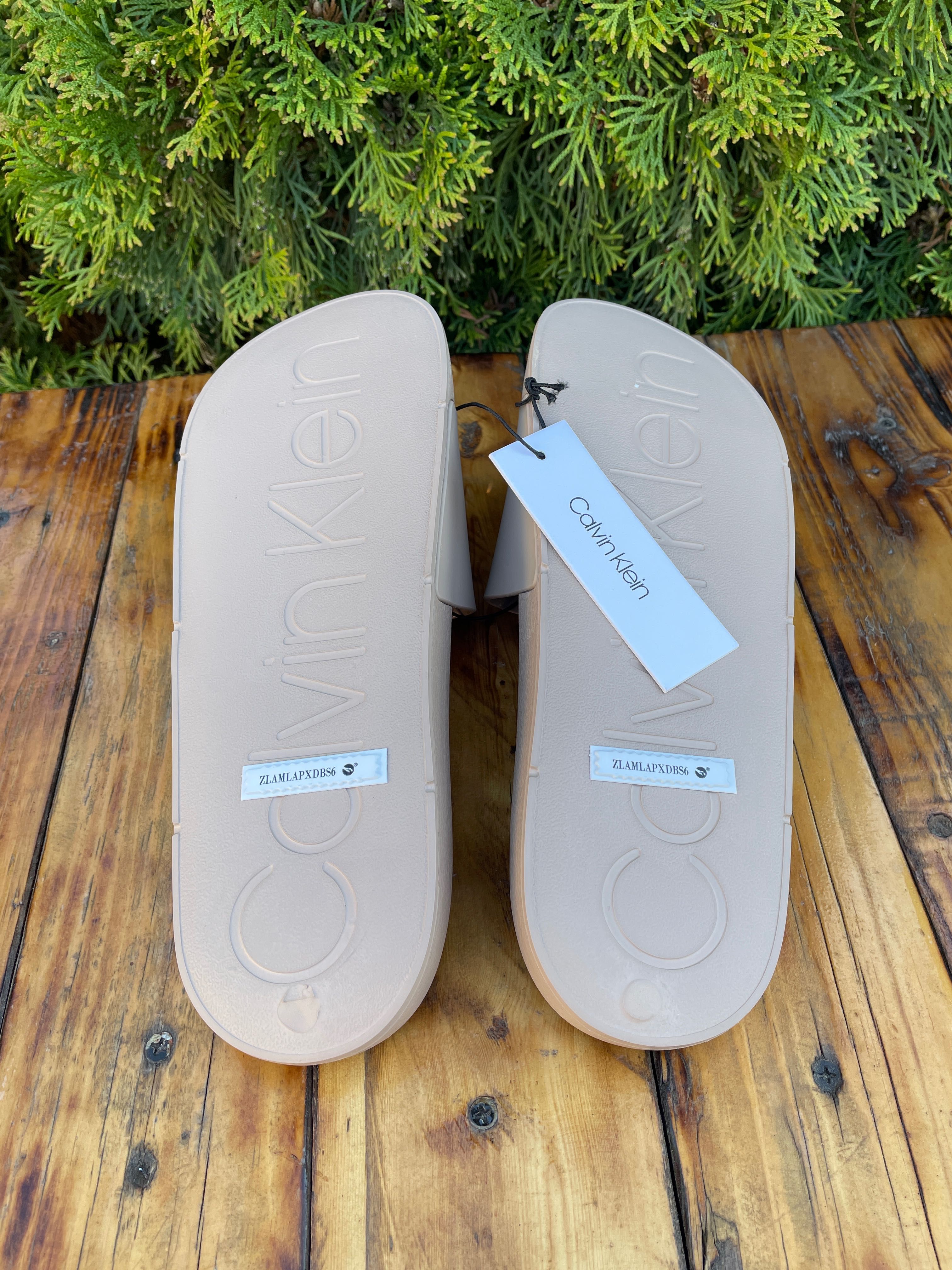 Новые шлепанцы calvin klein (ck slide sandal)с америки 9US - 27cm