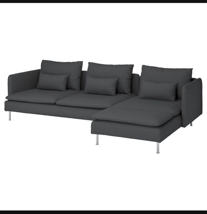 Kanapa ikea soderhamn narożnik sofa szezlong