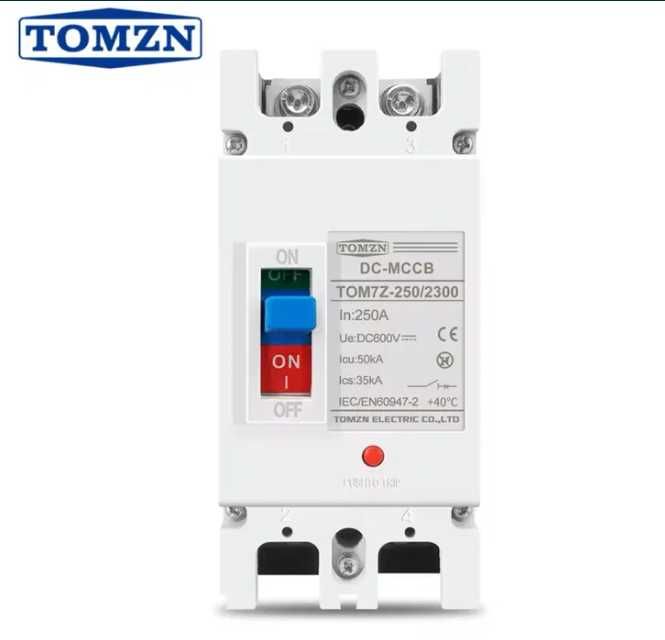 Автоматический выключатель TOMZN 1Р, 2P DC  160А,200А,250A 600 В