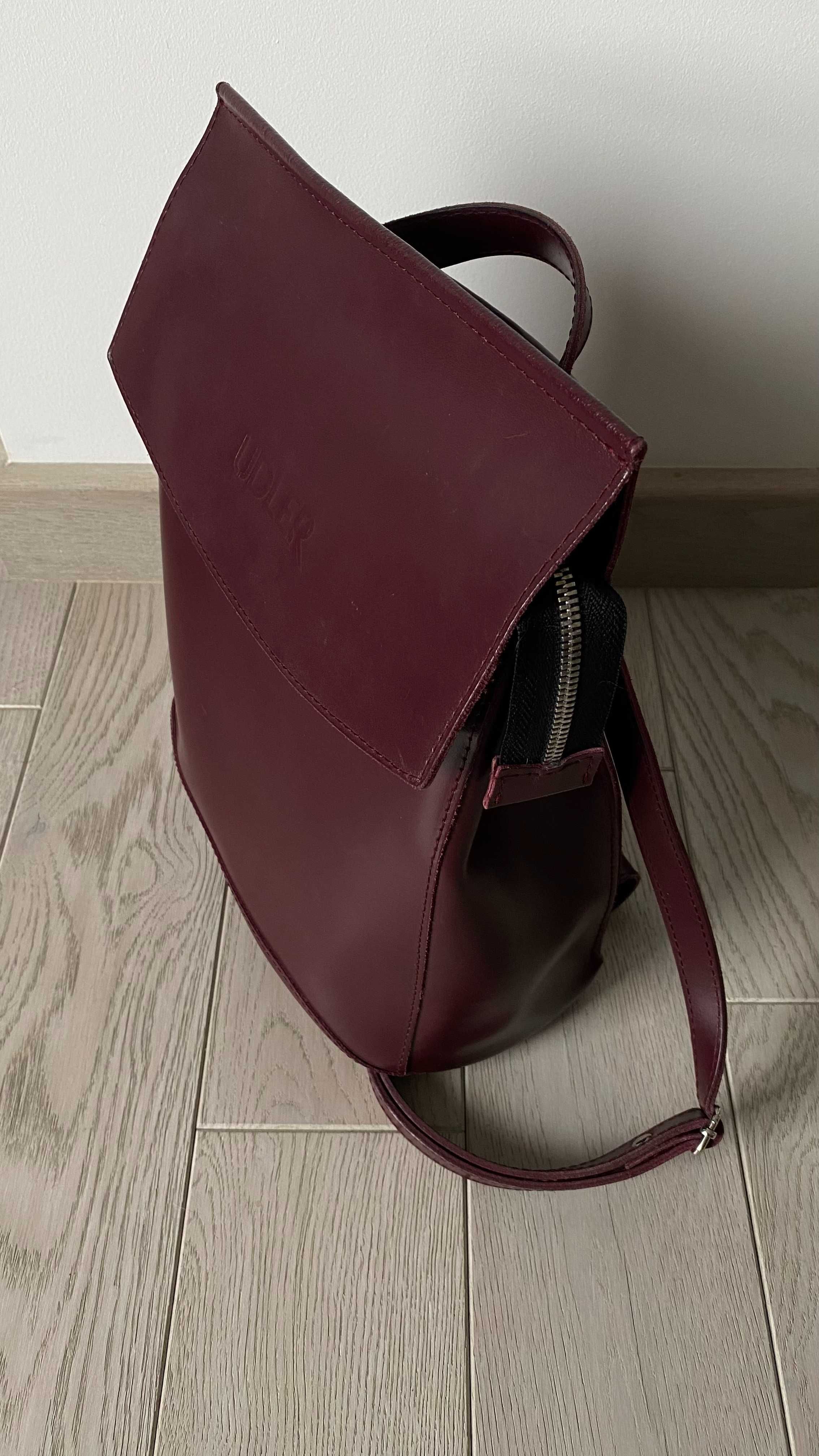 Жіночий шкіряний рюкзак українського бренду