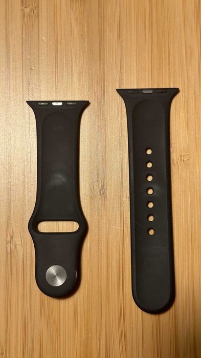 Oryginalny pasek sportowy do zegarka Apple Watch, 41 mm, S/M, czarny