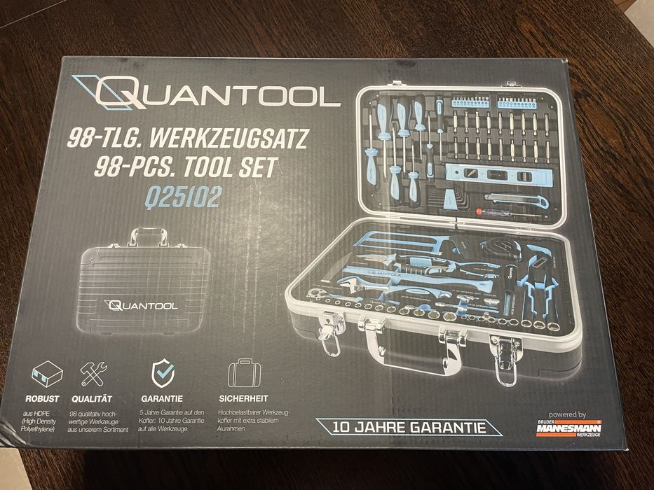 Okazja! Brüder Mannesmann Nowy Zestaw Narzędzi Q25102
