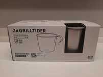 Grilltider kubek stal nierdzewna 330ml x2