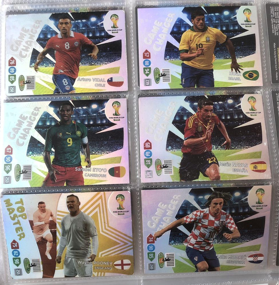 Game Changer ! Karty World Cup 2014 Brazil Panini