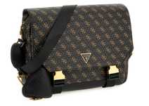 Guess torba męska unisex na laptopa , listonoszka logowanie monogram