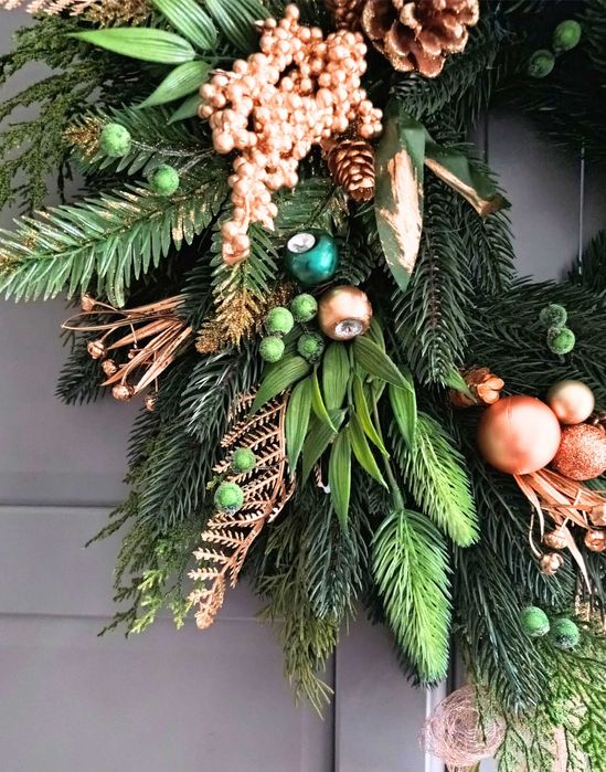 wianek świąteczny zimowy nr 18