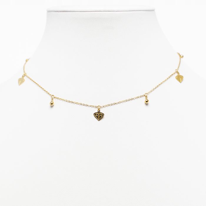 Celebrytka Łańcuszek Brykanty Kuleczki 486