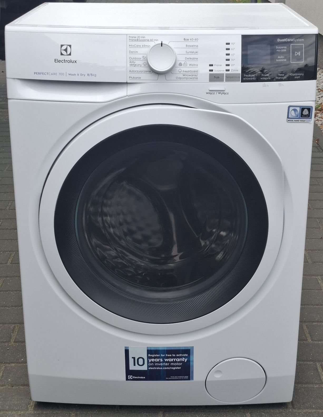 Pralko-suszarka Electrolux 8kg z transportem,Gwarancja