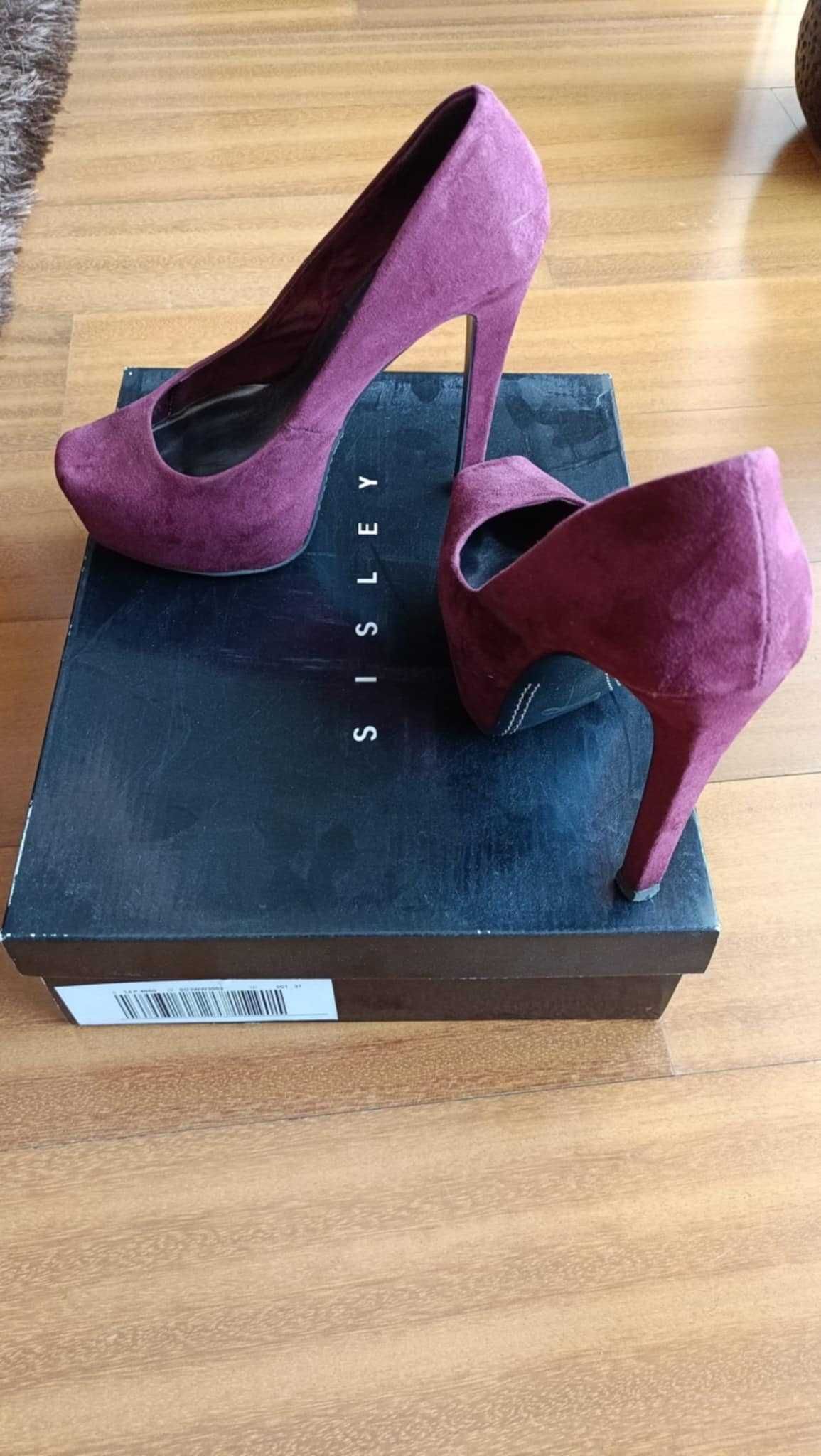 Sapato Sisley Tacão Violeta 37