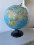 Globo mapa mundo giratório com 30,5 centimetros de diâmetro