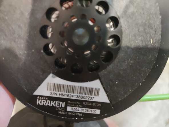 Słuchawki RAZER kraken pro rz04-0138 - na części