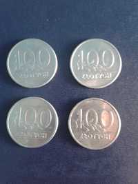 Moneta 100 zł 1990r 4szt.