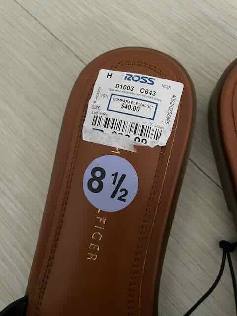Tommy Hilfiger - klapki damskie z USA, 38,5.