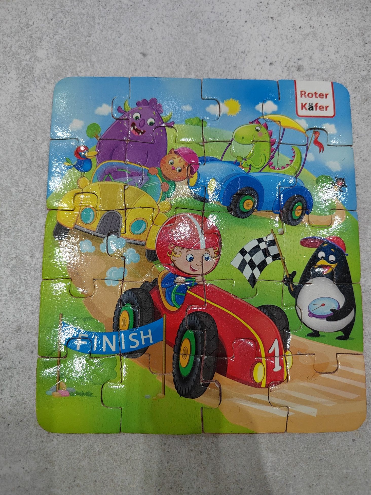 Literki i puzzle magnetyczne + sylaby