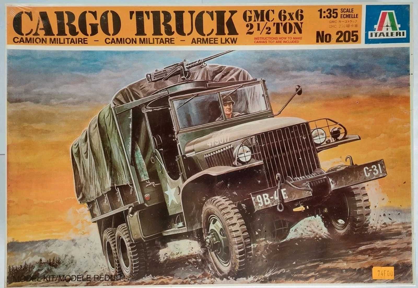 Modelismo, Kit , GMC 6x6 , 2ª Guerra Mundial, escala 1:35, Italeri