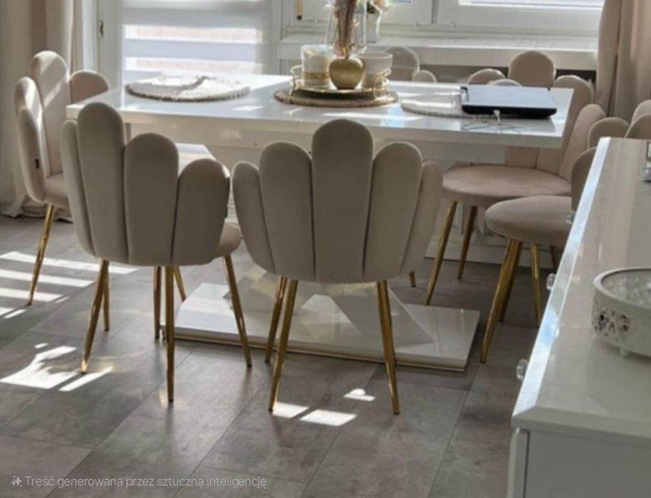 Stół biały polysk