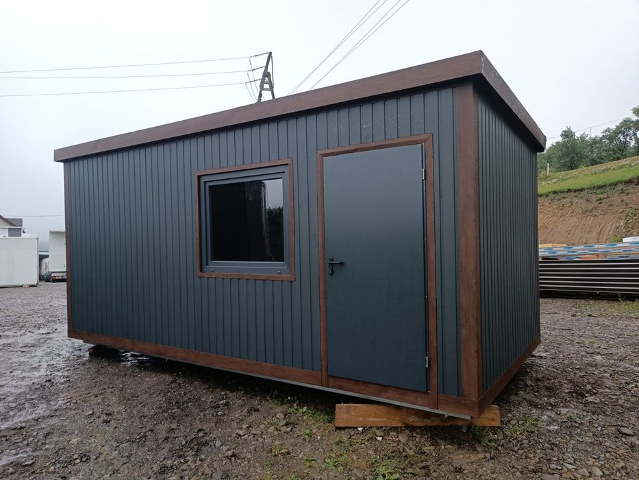 Kontener biurowy / Domek Mobilny / Kontener z łazienką 6x3m / K088
