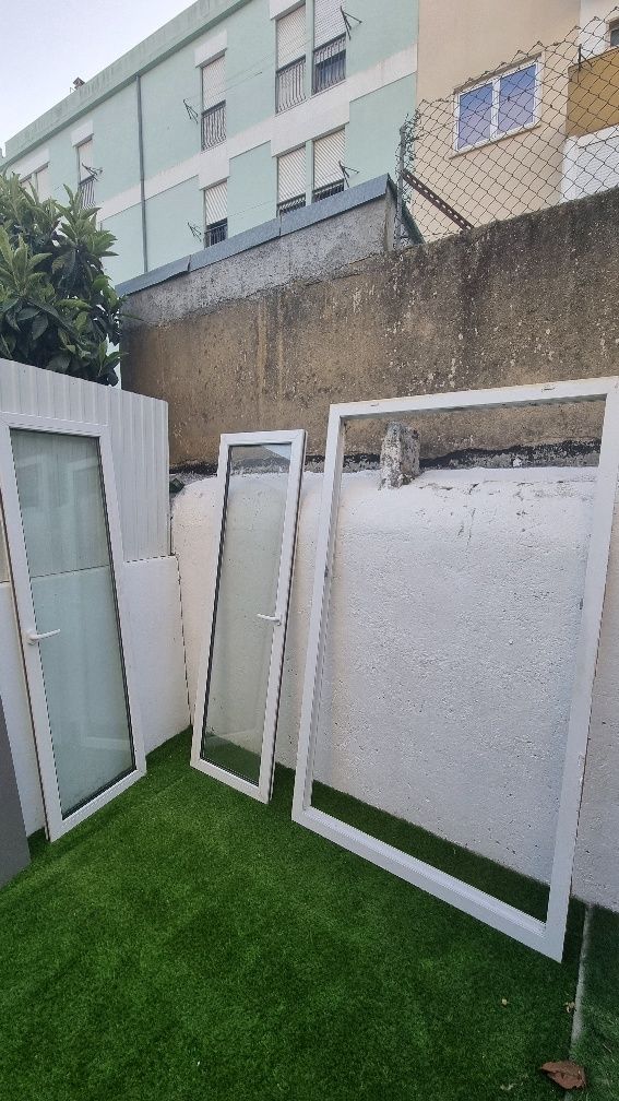 2 Janelas/porta PVC | isolamento termico/acustico