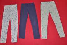 3 x getry-zestaw 7-8 Lat( 122-134), spodnie,legginsy, M&S, Tom Tailor,