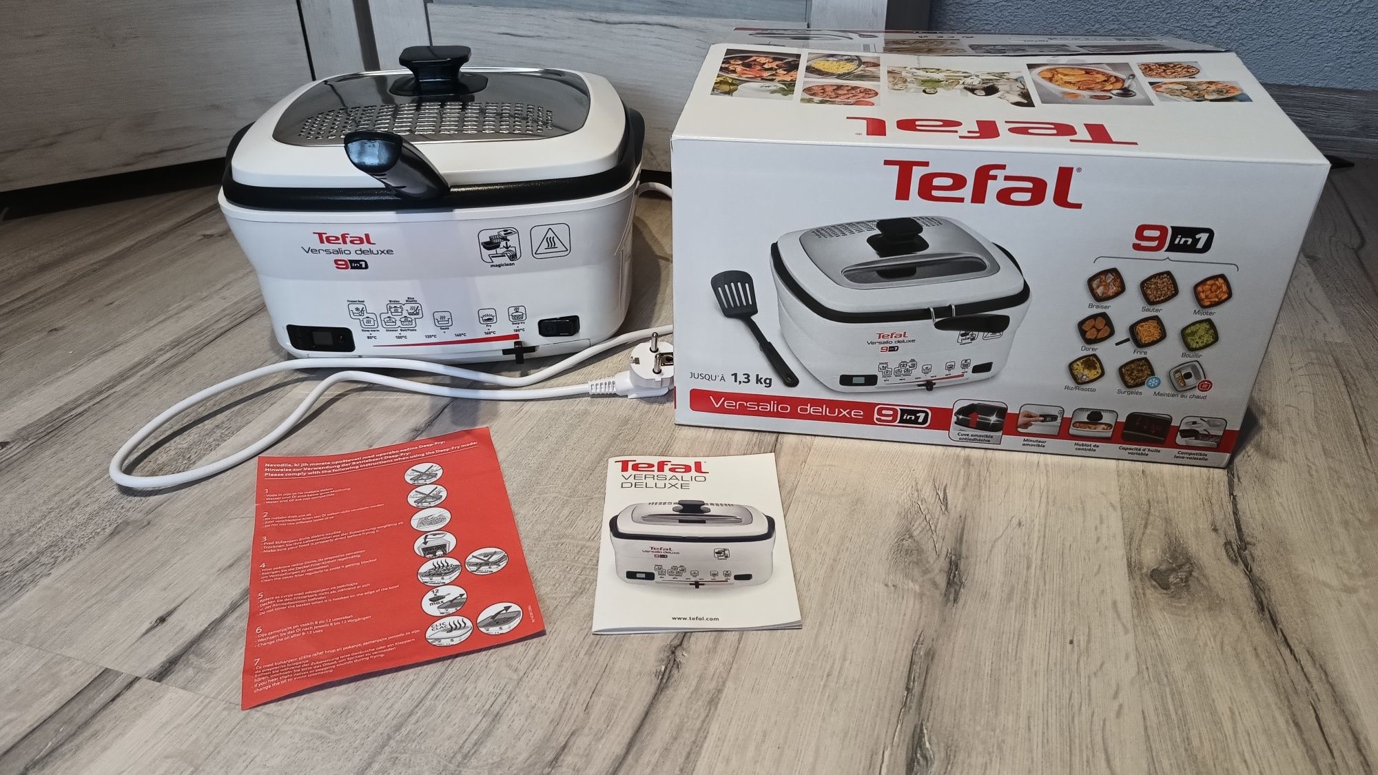 Tefal frytownica 9w1 multicooker Versalio Deluxe frytkownica