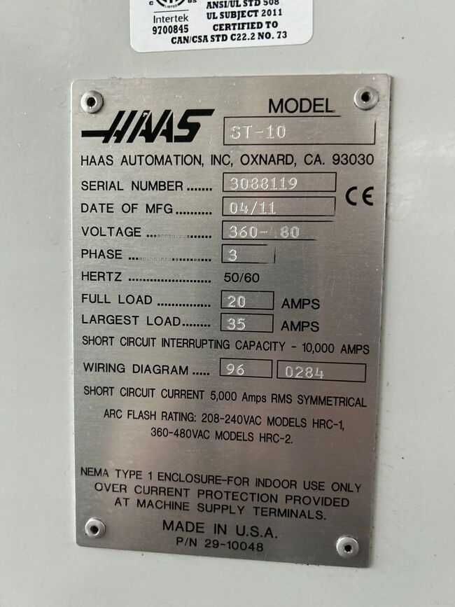 Обрабатывающий центр токарный HAAS SL-20Т, HAAS ST-10, HAAS ST30SSY