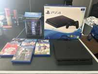 PS4 Sony 1 TB com 7 jogos futebol