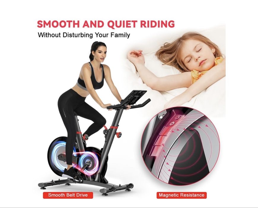 Bicicleta magnetica ergometrica indoor