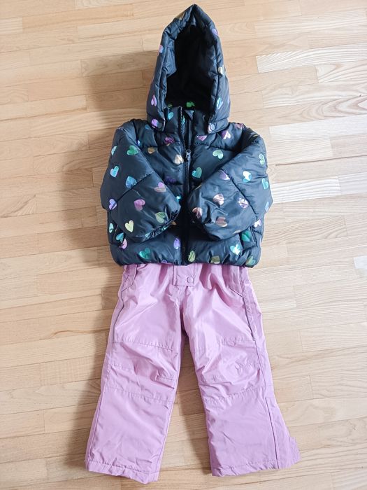 Kurtka zimowa H&M, spodnie zimowe 92 komplet zimowy