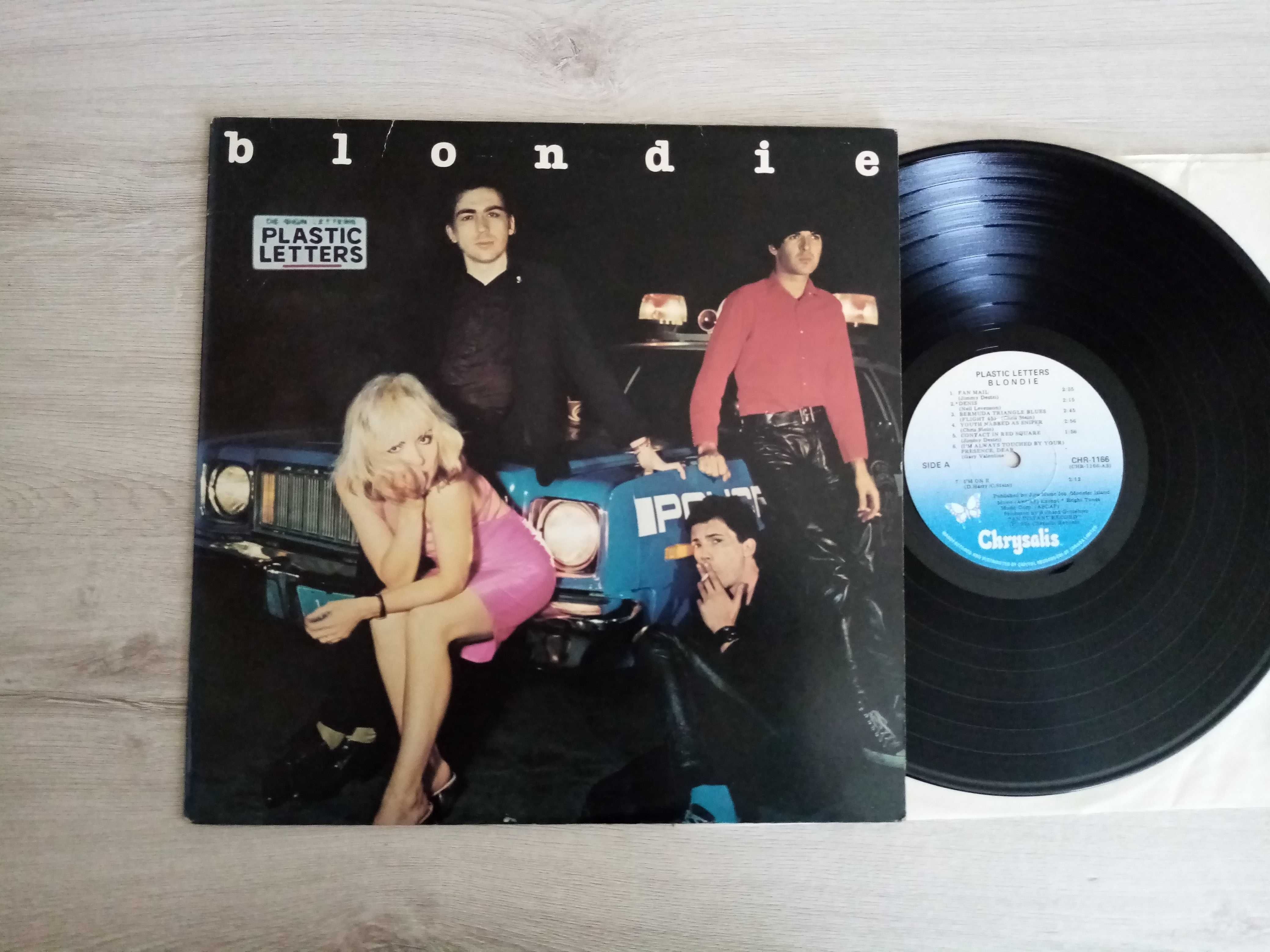 Blondie  Plastic Letters  LP  WINYL  CAN  EX/EX