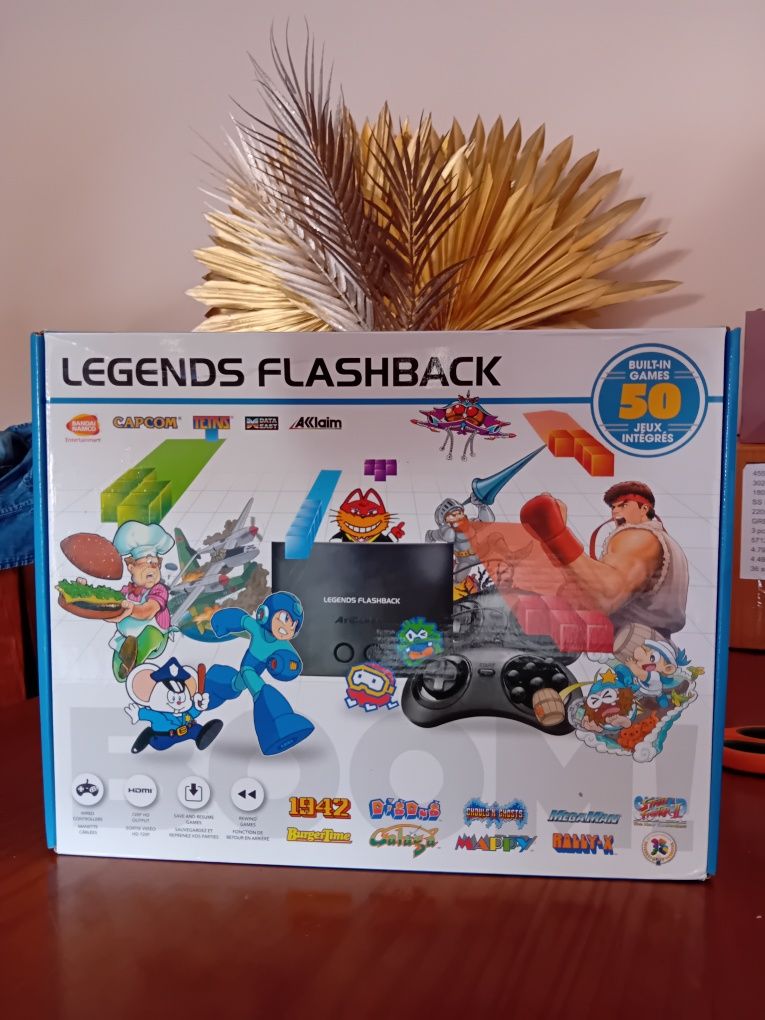 Consola com dois comando retro