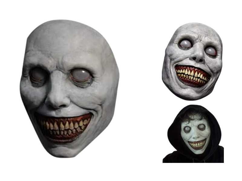 Maska Halloween Uśmiechnięty Egzorcysta Lateksowa Cosplay Party