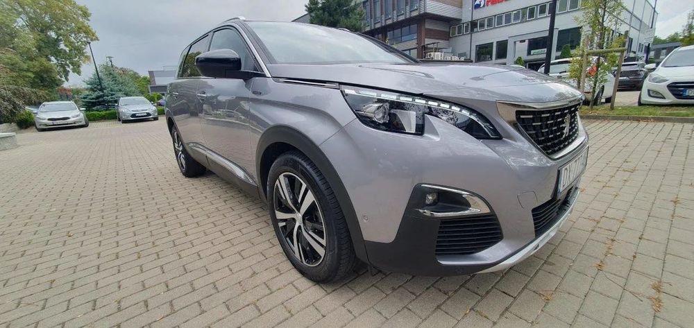 Peugeot 5008 GT Line 2018 rok skóra kamery 360 masaże benzyna nowy rozrząd luksus
