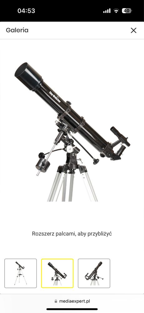 Teleskop Sky Watcher BK909 EQ02 nowy
